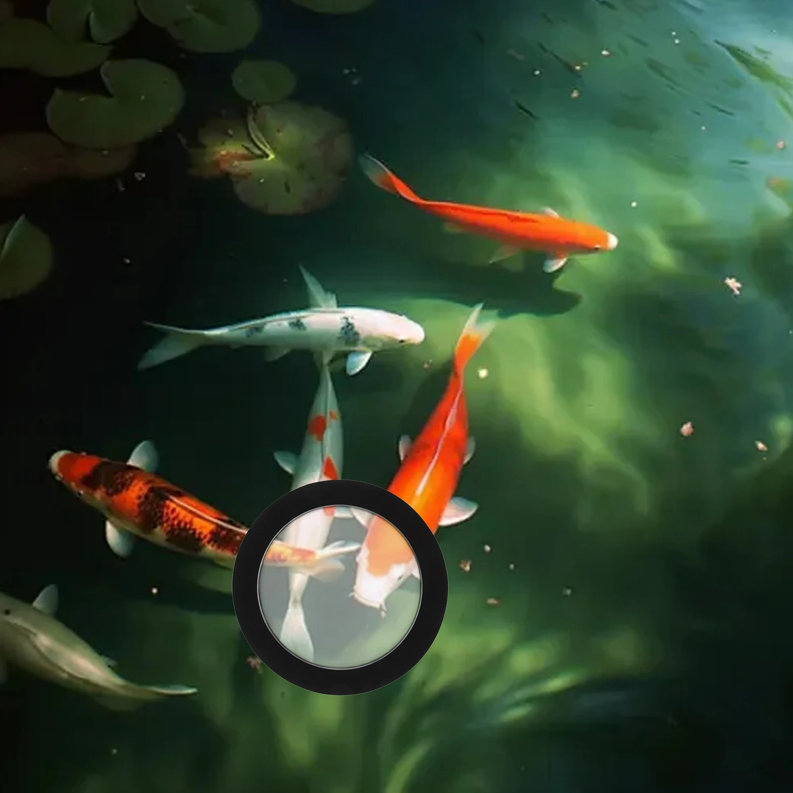 

EVA Fish Tank Feeding Cover Acrylic Floating Plant Ring Safe Reusable Garden Pond Decoration Isolation Duckweed Rings
