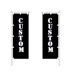 Japan Nobori Flag Custom Logo Printed Japanese Nobori Flag 180x60cm Decorative Advertise Promotional Sports Training Car Camping