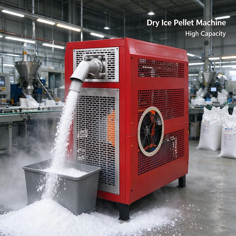 Multi Specification Dry Ice Pelletizer Automatic Dry Ice Pellet Maker 3mm 16mm for Multiple Industrial Uses