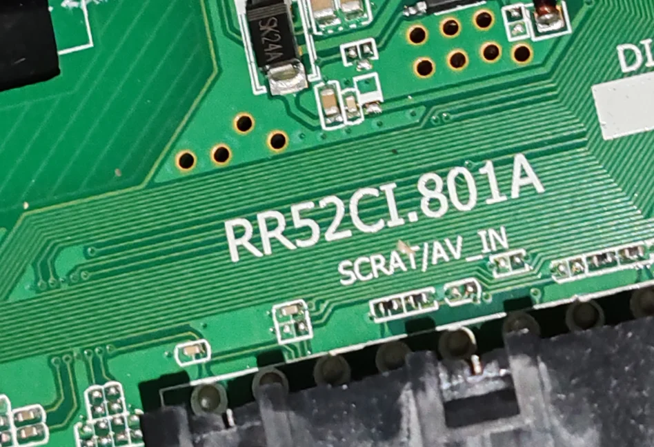 RR52CI.801A Three in one TV motherboard, physical photo, tested well FOR 1920X1080  48--65V 520ma