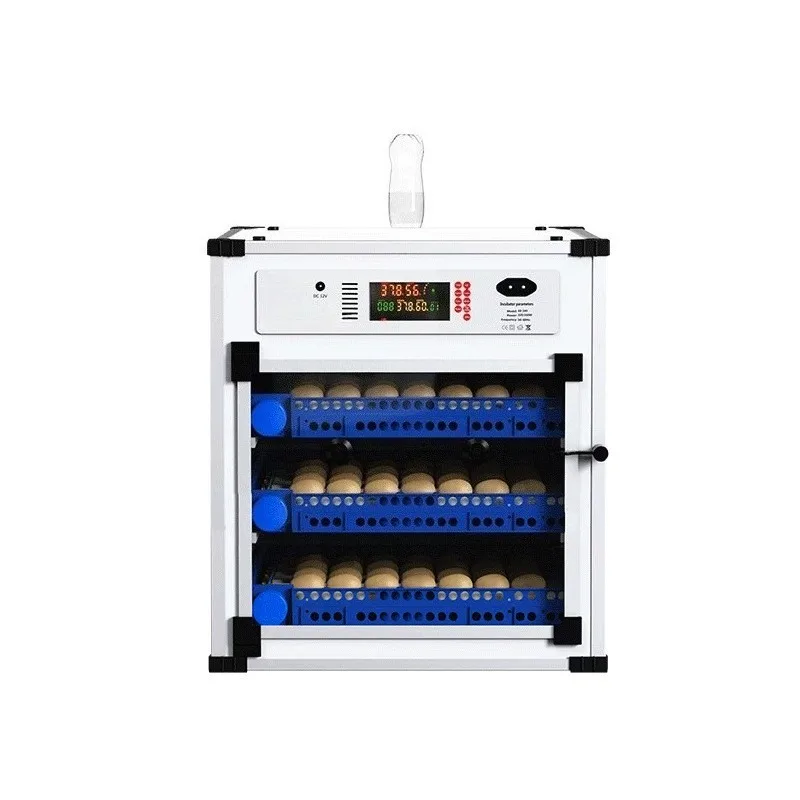 Smart Household Egg Incubator Fully Auto Constant Temp Hatching Machine for Chicken Duck Goose Pigeon Eggs Multiple Sizes