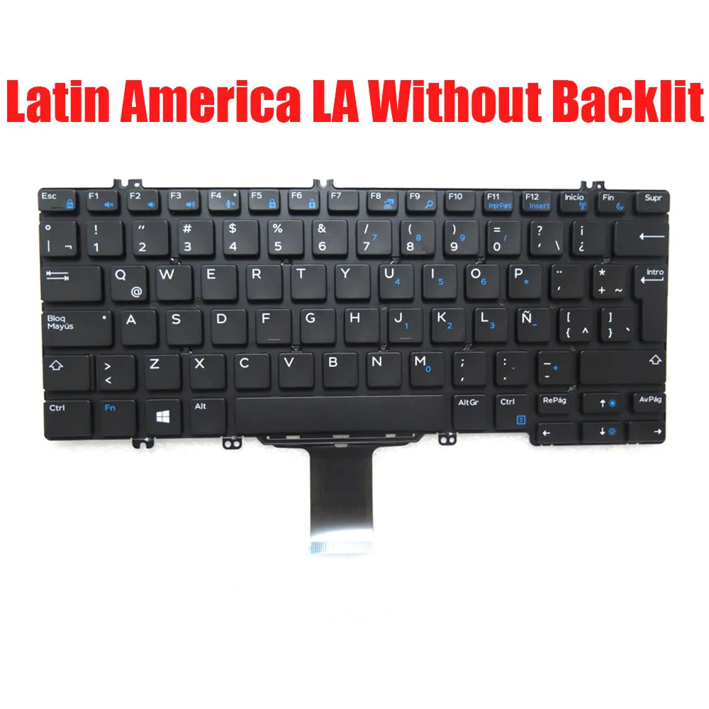 

Latin LA Laptop Keyboard For DELL For Latitude 5289 7389 7390 2-in-1 5280 5288 5290 7280 7290 7380 7390 07VPH5 7VPH5 PK131S53A22