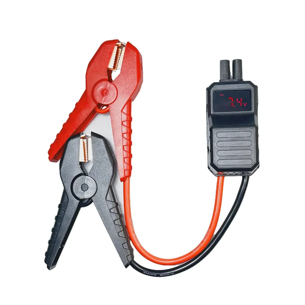 Clipe de Cabo Jumper de Emergência, Intelligent Clamp Booster, Car Starter, Smart Battery Clips, Universal Jump Starter, 12V