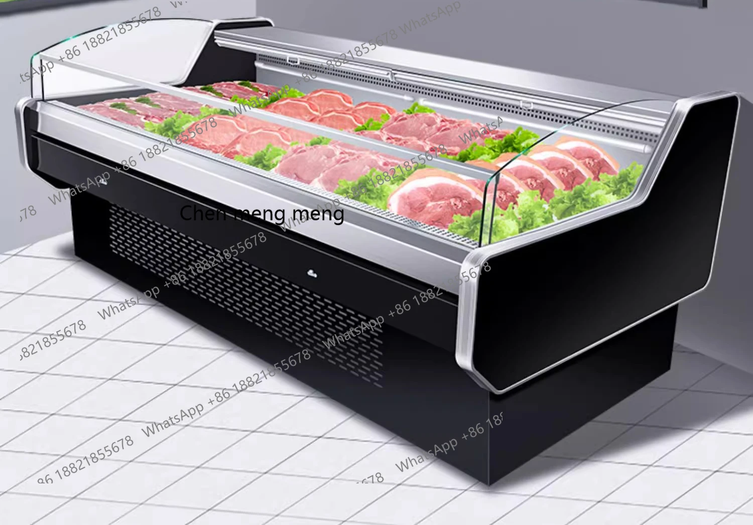 

Commercial Supermarket Fresh-Keeping Cabinet Deli Beef and Lamb Freezer Air-Cooled Direct-Cooled Fresh Refrigerated Cabinet