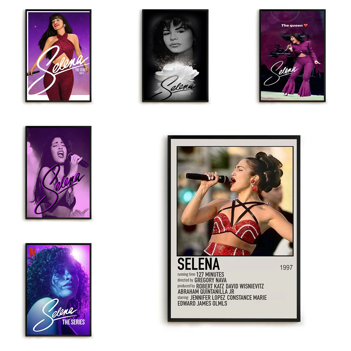 

Selena Quintanilla Singer Poster Bedroom Decoration Wall Posters Room Decor Art Mural Painting Decorative Paintings Home Canvas