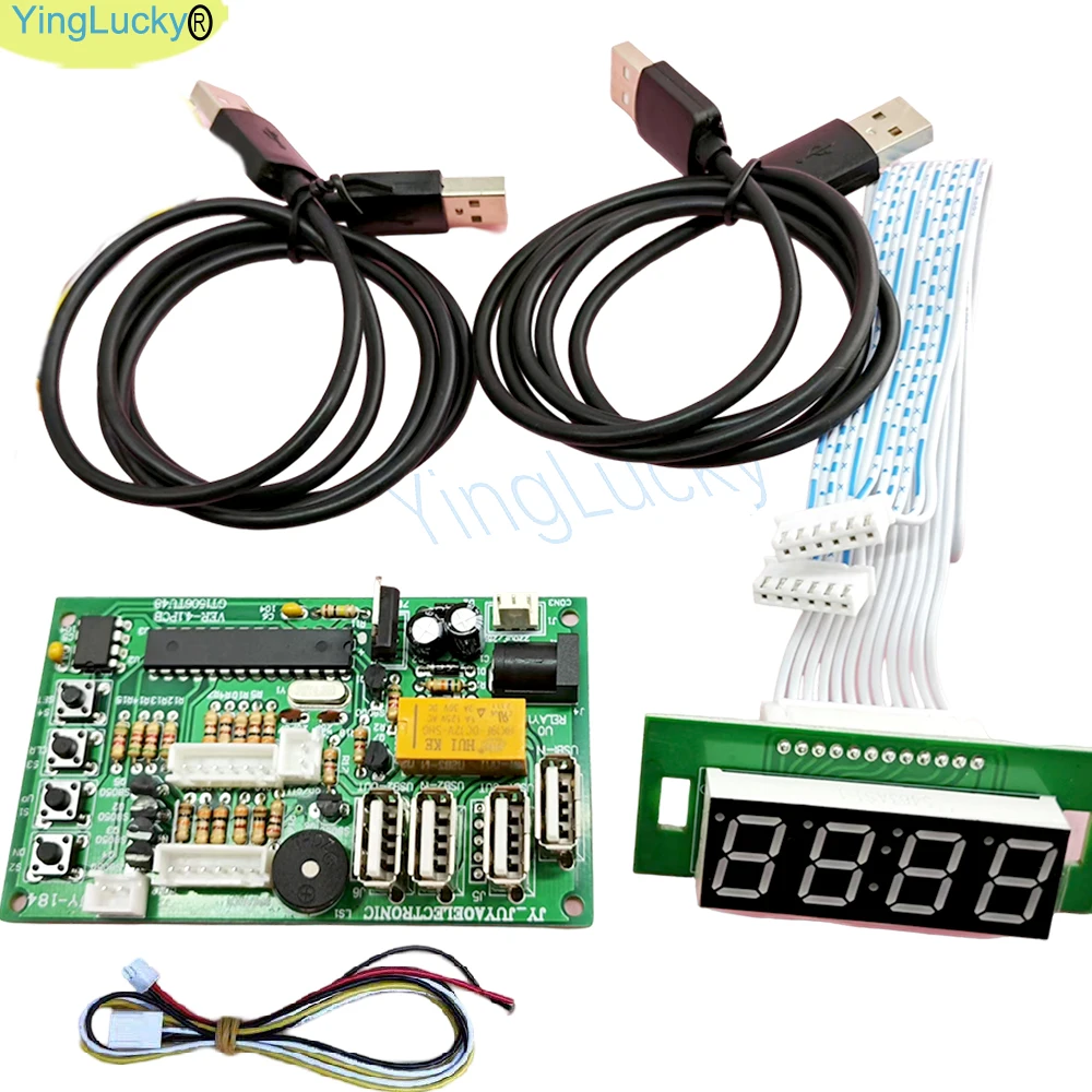 USB Time Control PCB Time Control PCB Timer Board With USB For Coin Operated USB Devices Vending Machine Timer CH 18