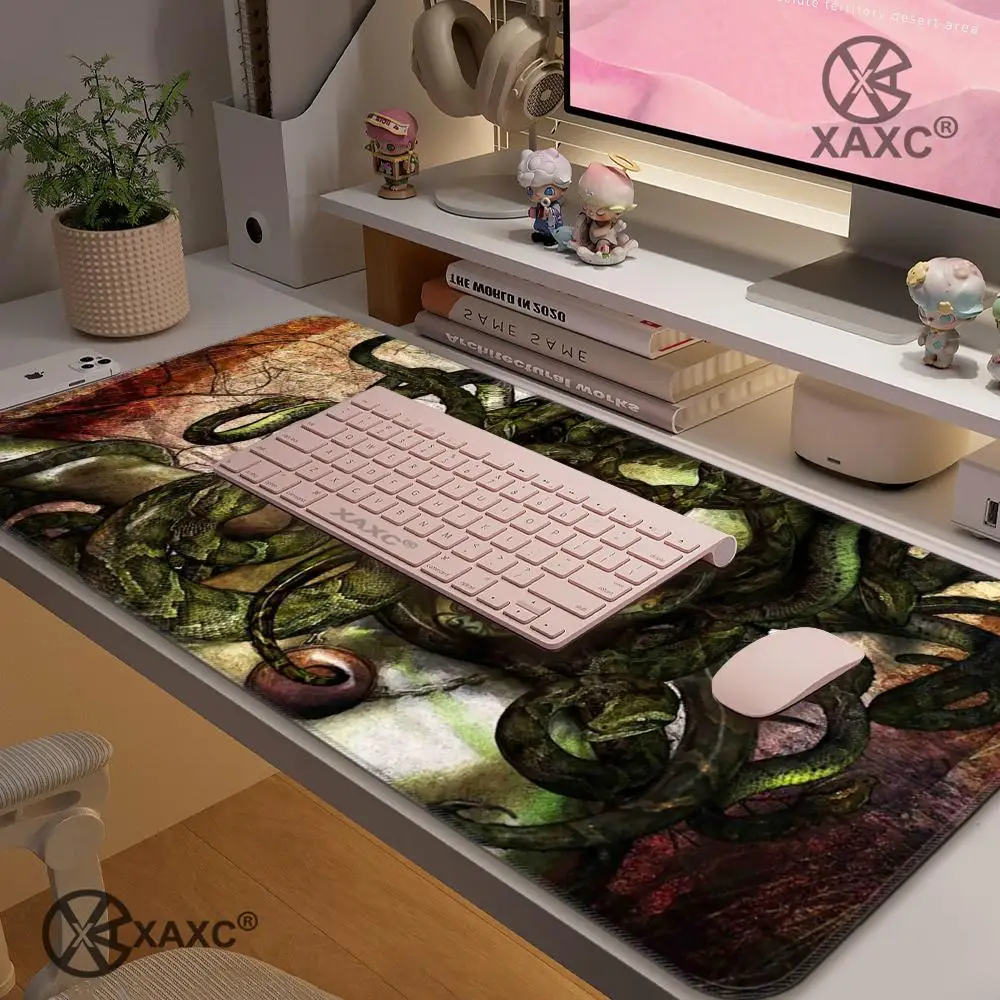 Luxury Statue Abstract Art David Medusa XAXC Mouse Pad large keyboard mouse desk pad non-slip rubber gaming mouse pad