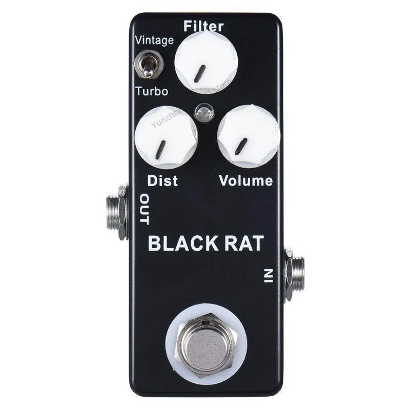 Demonfx Bass Station Multi Effects Pedal Built-in Bass Preamp Overdrive Compressor Turbo Tuner for Bass Guitar