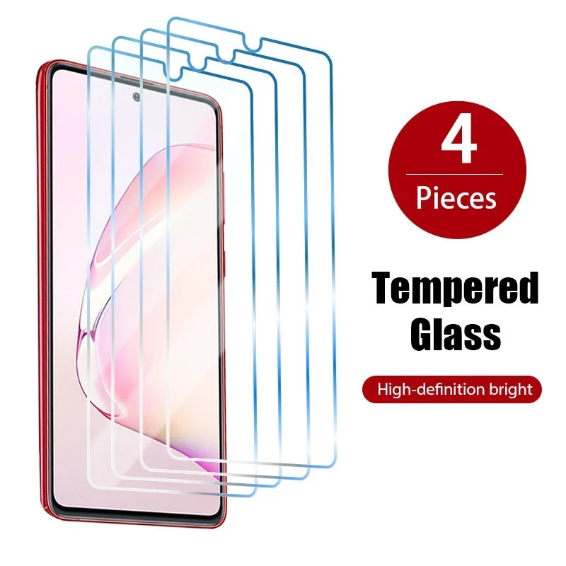 4PCS Tempered Glass…