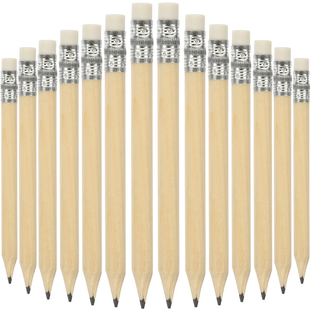 Mini Short Pencil Drawing Golfing Pencils Students Tool Pupil Small Log Non Sharpening