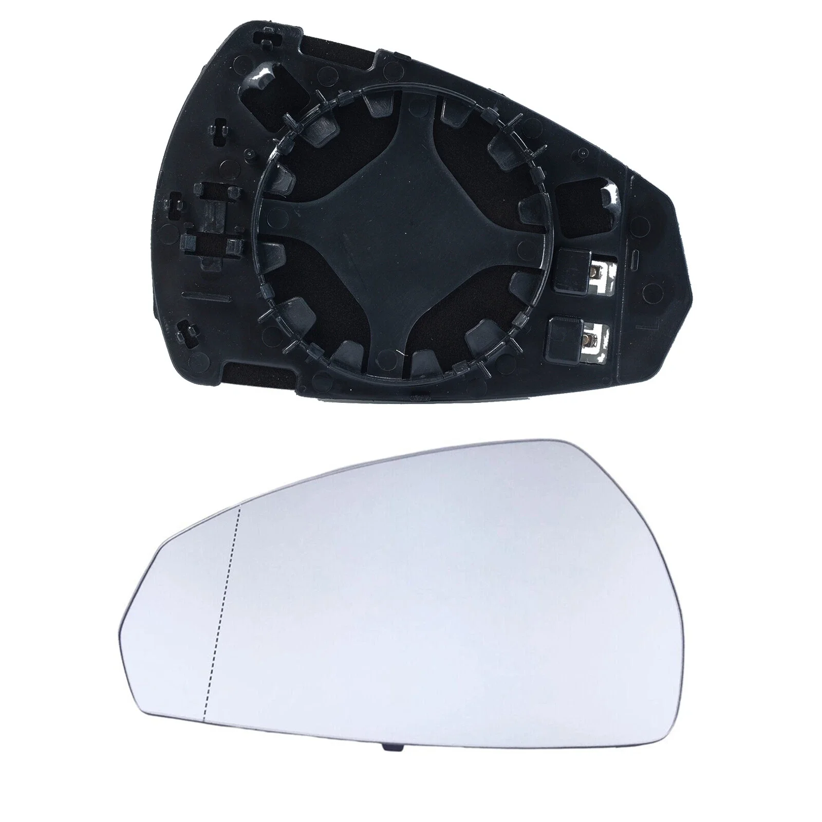 For Audi A3 S3 RS3 8V 2014-2020 1x Left Right Side Rear View Lens Split Mirror Blind Heated Door Glass Rearview Lens Accessories