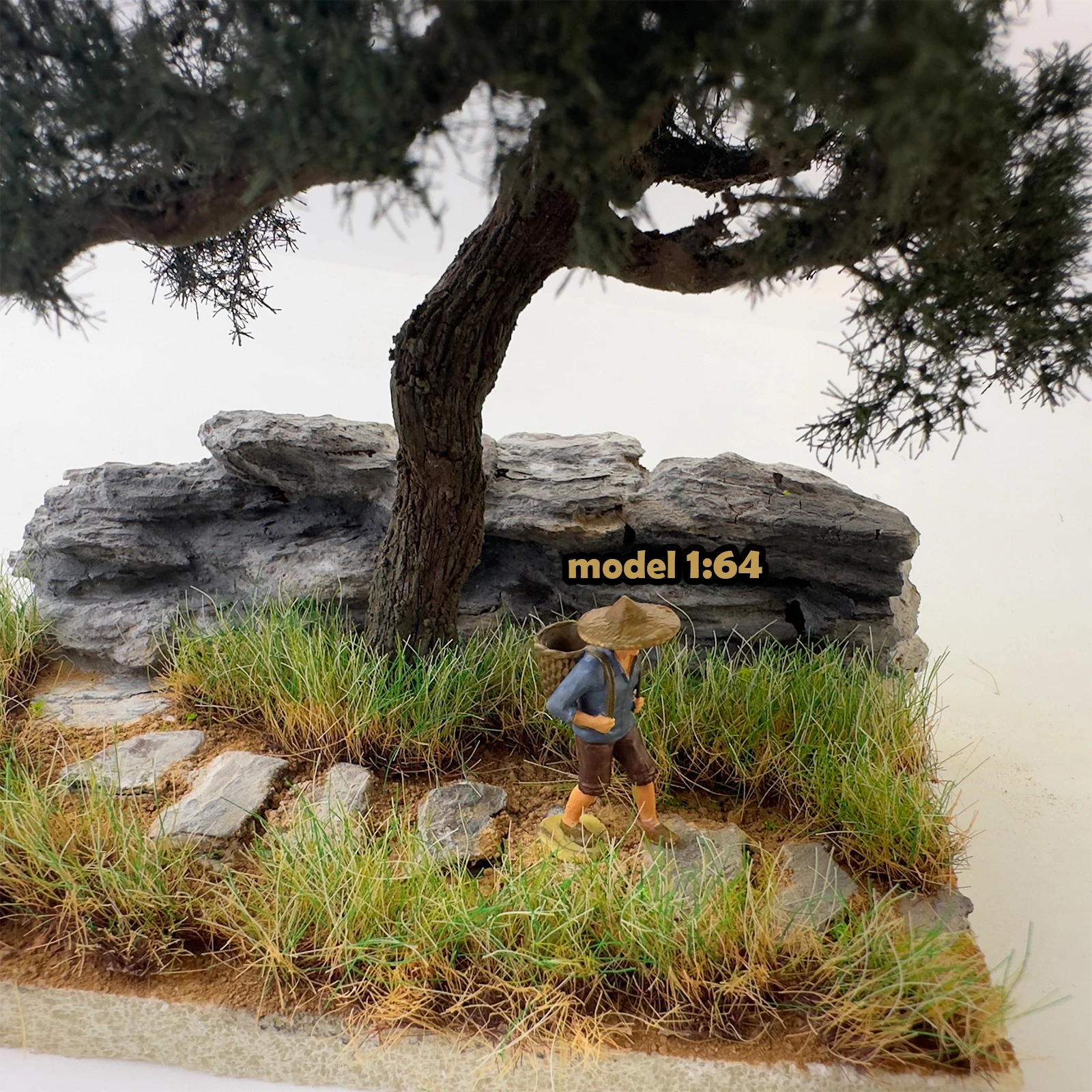 مجموعات الطحلب الصناعي الممزق يدويًا مقاس 12 مم - أضواء واقعية لمناظر قطار ديوراما ثلاثية الأبعاد