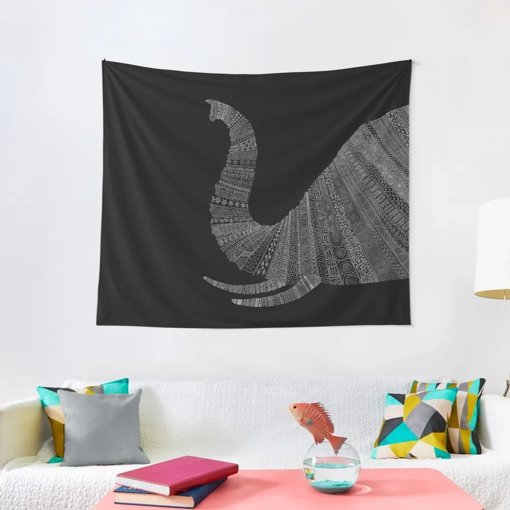 

Elephant Black Tapestry Decoration Home Room Decor For Girls Tapestry