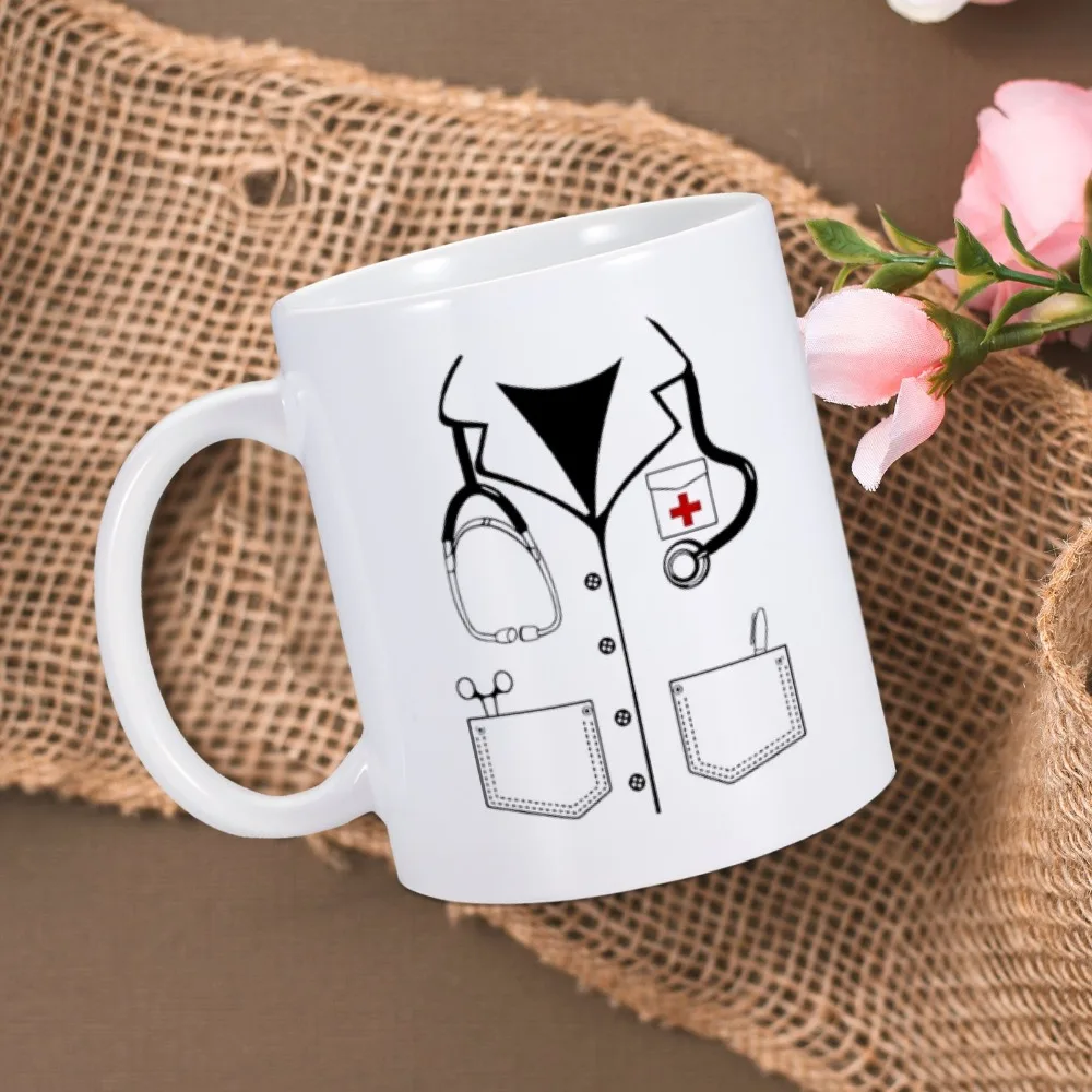 Doctor Coffee Mug Appreciate Water Tea Milk Cup Physician Home Office Drinkware for Doctor Nurse Birthday 11oz Coffee Juice Cup