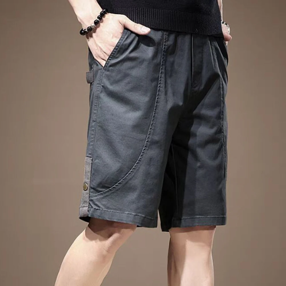

Повседневные мужские шорты-карго, свободные шорты, новый сорт, повседневная одежда, обычная длина для мужчин на лето