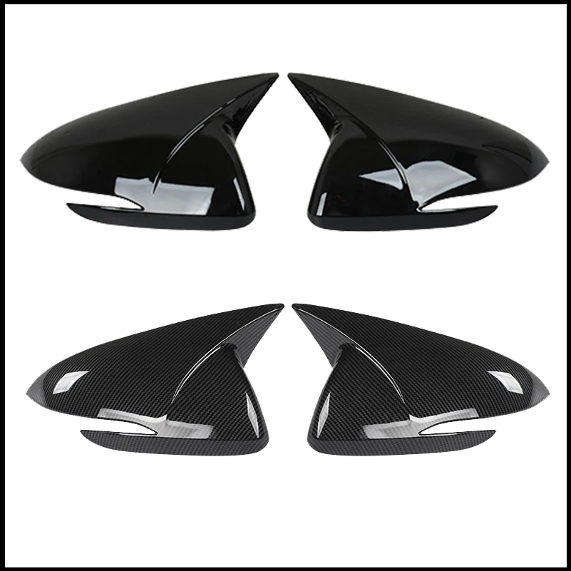 

For Hyundai i30 2017-2019 Rearview Mirror Cover Caps Trim With Horn Decorative Frame Car Styling Auto Parts Accessories