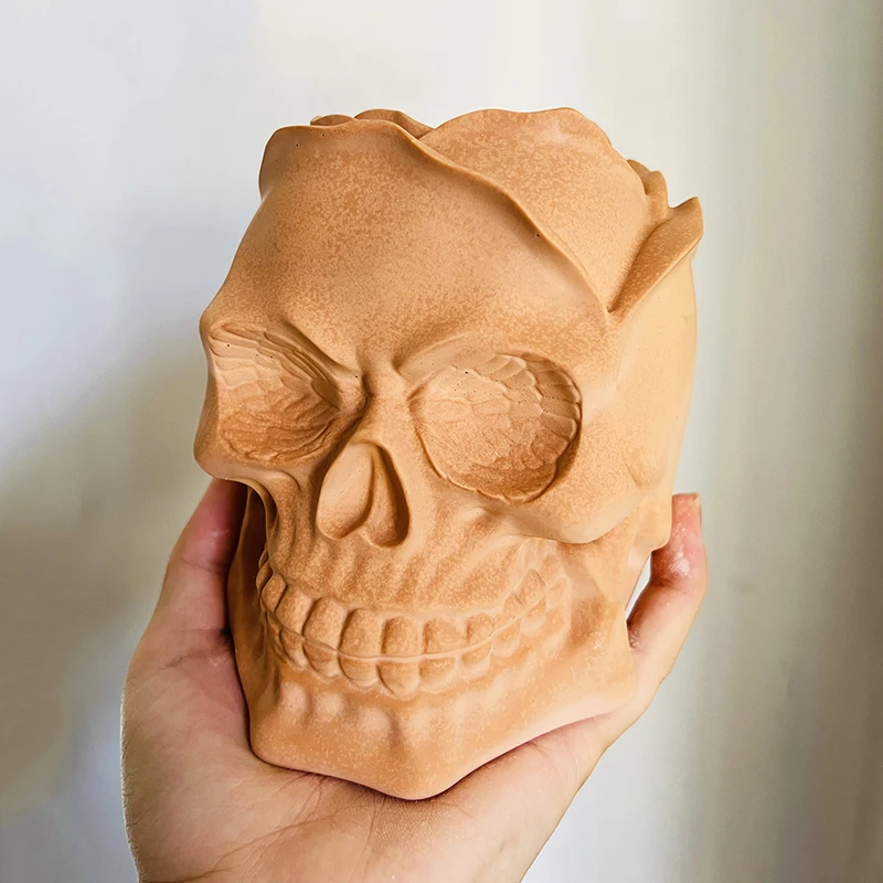 

Большая искусственная комнатная форма для растений, форма для призрака, подсвечник, подсвечник, контейнер, силиконовая форма, декор для Хэллоуина «сделай сам»