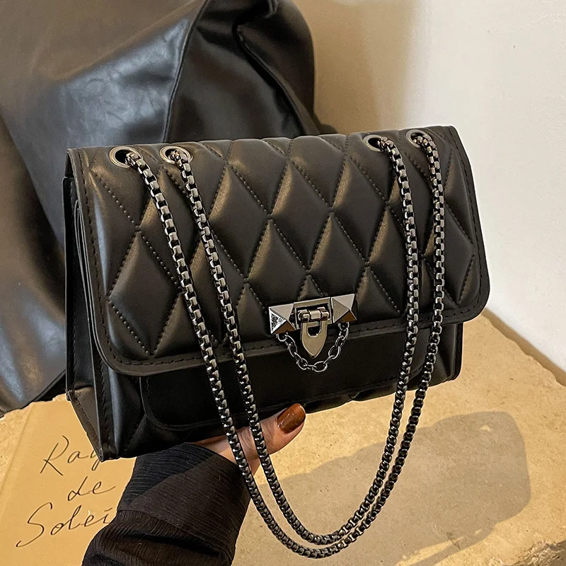 กระเป๋าถือผู้หญิงคุณภาพสูง - รุ่นคลาสสิกหรูหราใหม่ปี 2025 - กระเป๋าสะพายไหล่แบบโซ่ Leige - กระเป๋าครอสบอดี้สไตล์เรโทรอเนกประสงค์