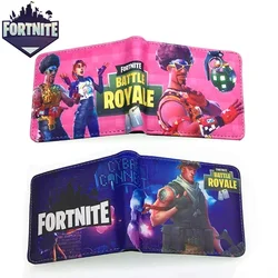 Fortnite PU Wallet High Quality Popular Leather Anime Wallet with Coin Pocket Card Holder Men's Women's Purse