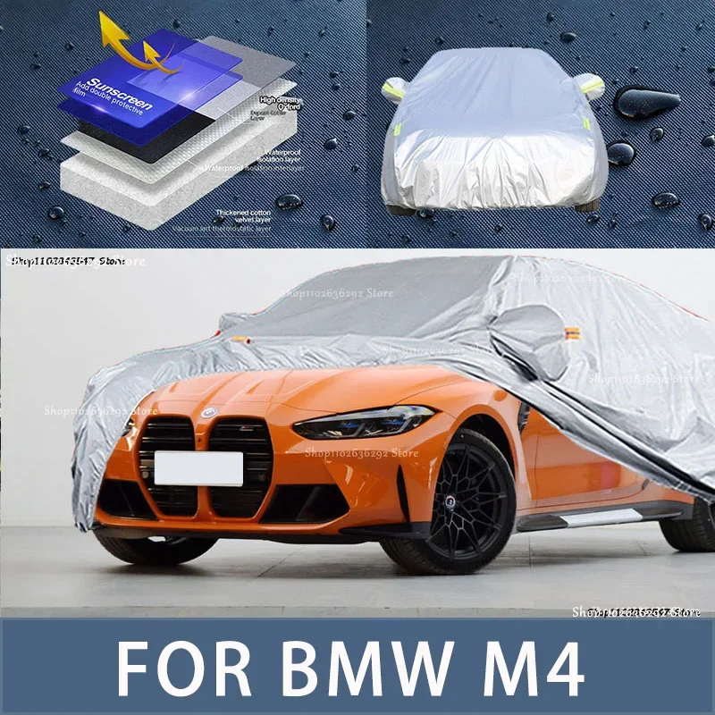 

For BMW M4 Outdoor Protection Full Car Covers Snow Cover Sunshade Waterproof Dustproof Exterior Car accessories