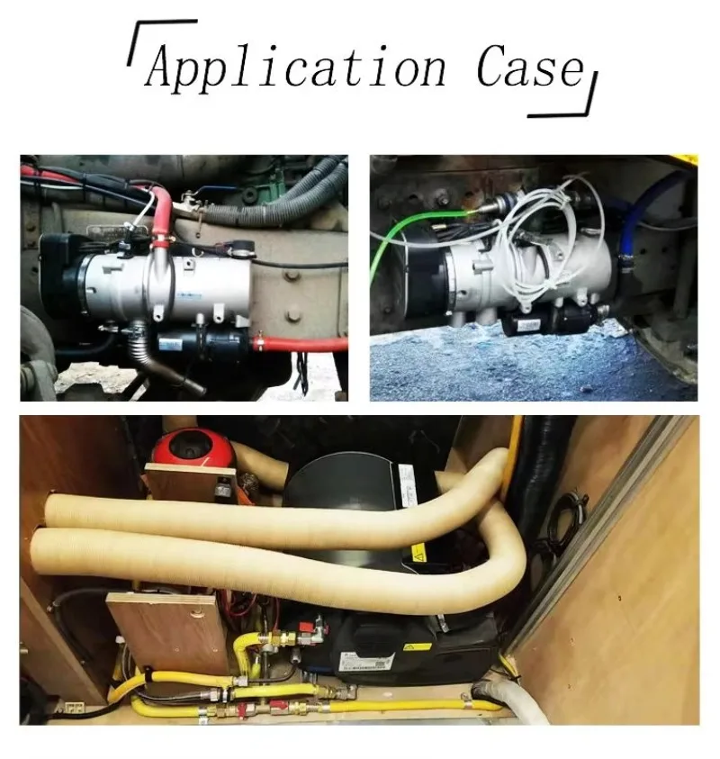 9kw Water  Heater for Truck Bus -24v/12v With Digital Display Thermostat for Heating Fuel System - view 6
