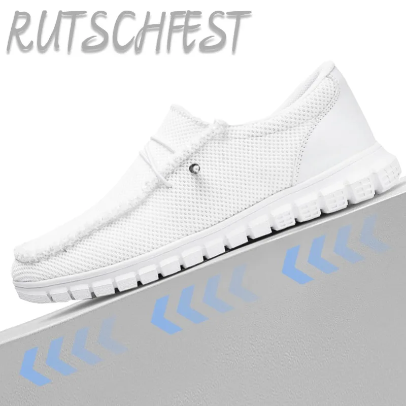 

Мужские лоферы без шнуровки, повседневная обувь с дышащей сеткой, легкая вулканизированная подошва, удобные прогулочные кроссовки, обувь для вождения на плоской подошве