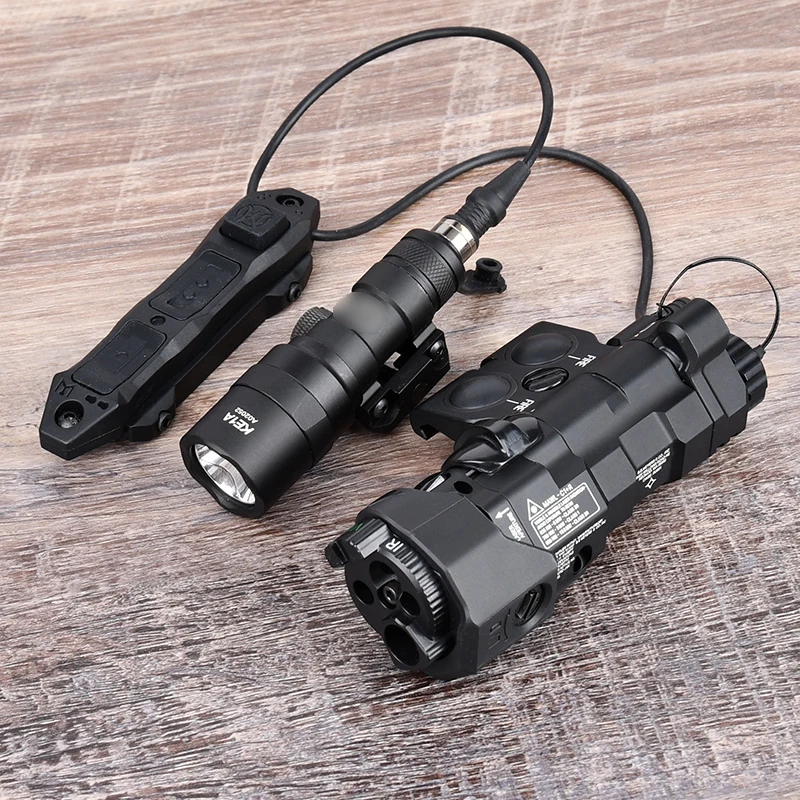 Tactical MAWL C1 Red Blue Green Dot Laser IR LED WeaponLight surefire M300C M600U High Power Hunting Airsoft Flashlight Accesor
