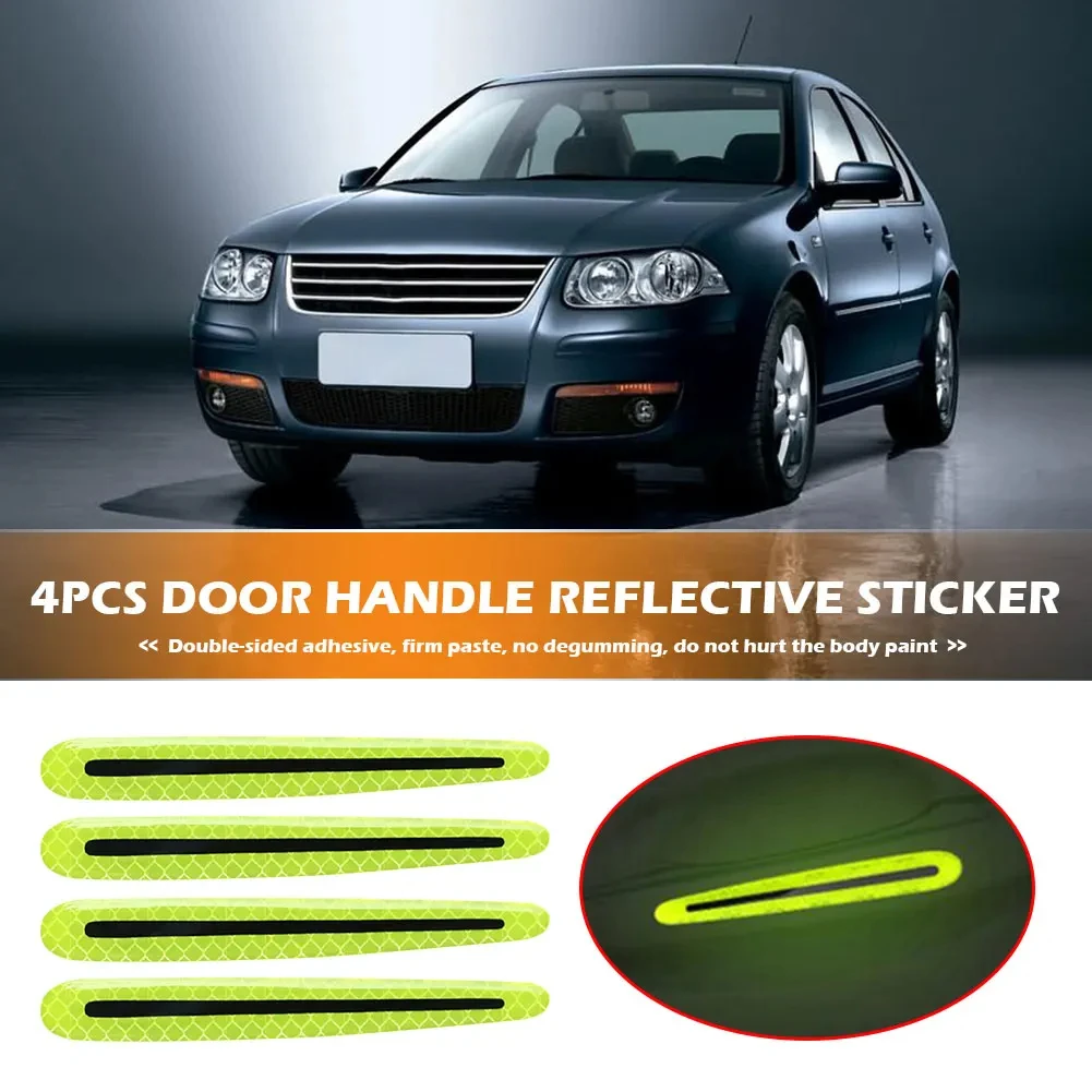 Handle Anti-scratch Nail Clippers Car Sticker Anti-scratch Car Door Handle Wrist Paint Protective Film Reflective Safety Sticker