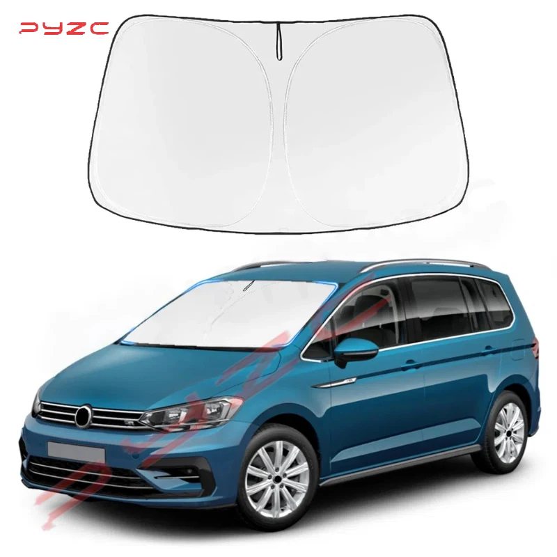 

Солнцезащитные козырьки на лобовое стекло автомобиля, козырьки, солнцезащитный крем на переднее окно, зонтик для VW Touran 2016-2023, аксессуары для солнцезащитных козырьков