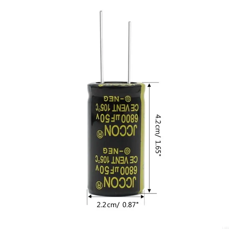 Kapasitor Elektrolit L4MA Profil Rendah dalam Kondensor 6800UF 50V