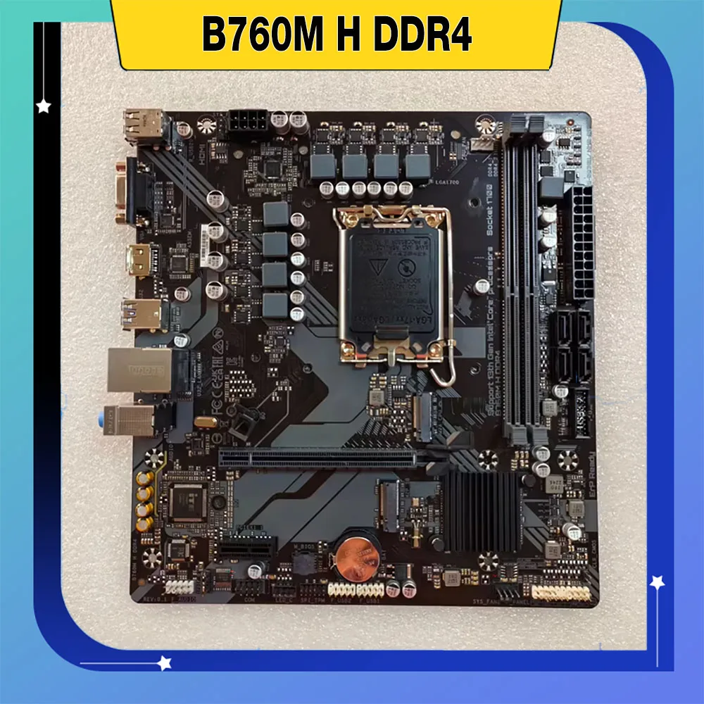 

Для материнской платы настольного компьютера G-i-g-a-b-y-t-e B760M H DDR4