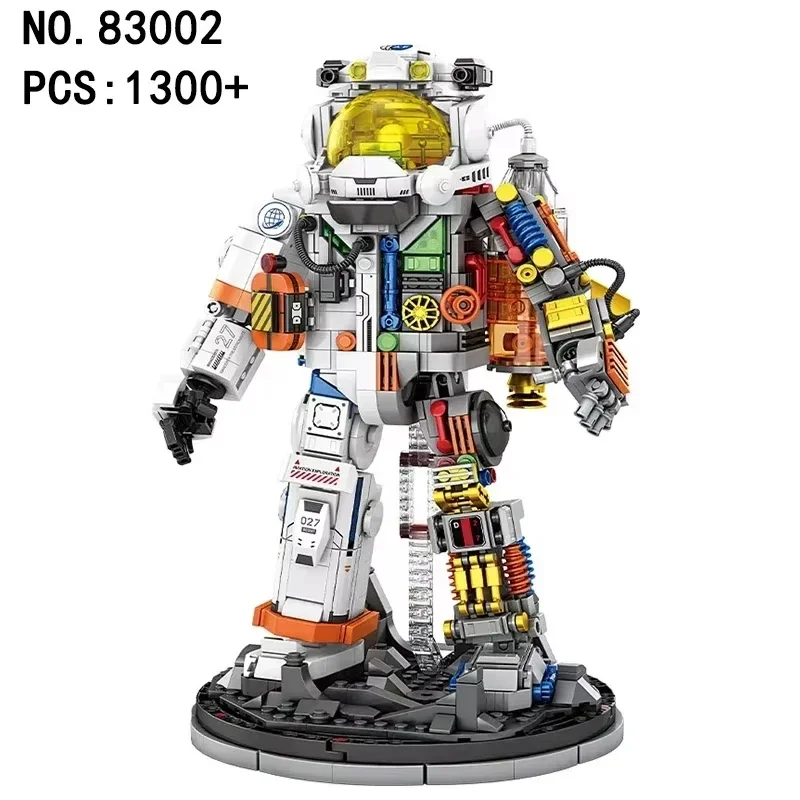 Space Astronauts & Exploring Robot Building Blocks Adventure Model Action Figure Educational Assembly Toy Gift for Kids