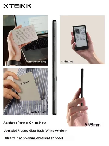 Электронная книга Xteink X4 с экраном E-Ink, 4,3 дюйма, 220ppi, легкая и портативная — изображение продукта