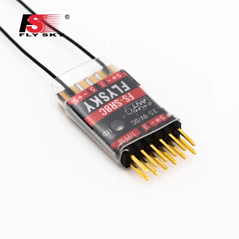 FlySky FS-SR8C Kiến Giao Thức Ăng Ten Kép Đầu Tiếp Nhận Micro Hỗ Trợ 8 PWM Kênh Tín Hiệu Đầu Ra/Dual-Cách Truyền Tải Cho rc Mô Hình