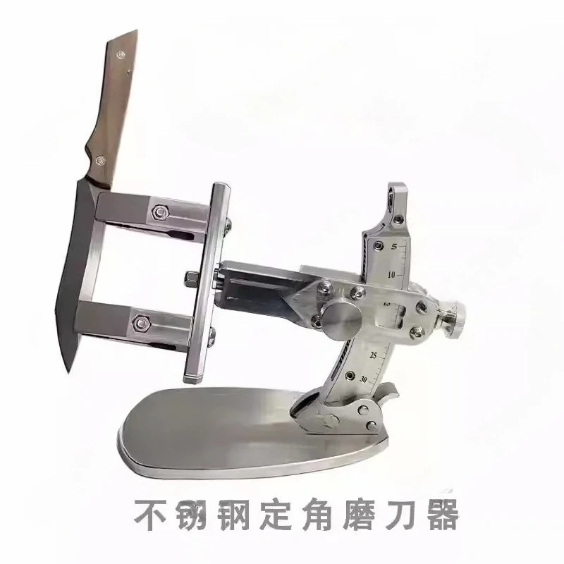 Professional All 304 Stainless Steel Fixed Angle Knife Sharpener High-End High Precision Blade Edge Sharpening Machine