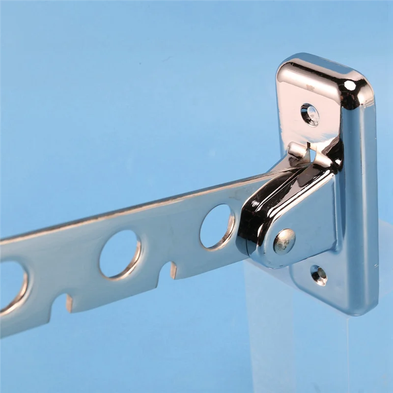 

AA81-3X Folding Wall Mounted Clothes Hanger, Clothes Hook With Swing Arm Holder Clothing Hanging System, (8 Holes)