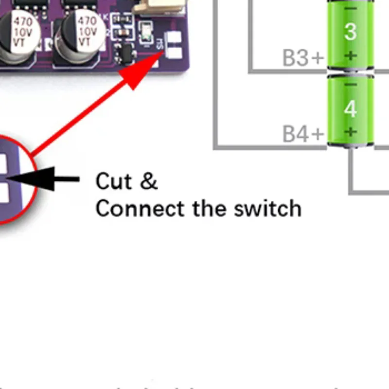 1.2A BMS 3S 4S 5S 6S 18650 Lithium Battery Active Equalization Board Li-ion LiFePo4 Balancer Energy Transfer Balance Capacitor