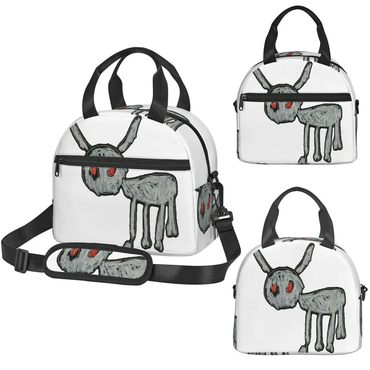 Drake Rapper Insulated Lunch Bag for Women Office Cooler Thermal Box Tote Portable Lunch Boxes