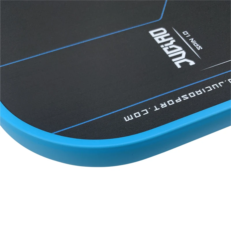 JUCIAO Thermoformed Unibody T700 Raw Carbon Fiber USAPA Approved Pickleball  Paddle  Spin Textured Surface With Foam Edge