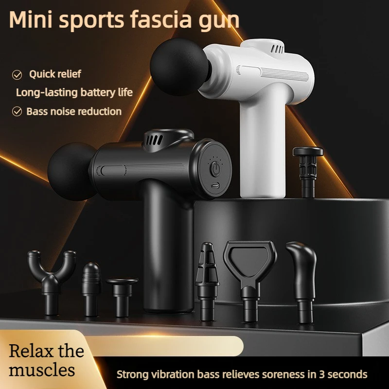Fascia Gun Muscle Relaxation Massager Mini Small Professional Mini Neck Fascia Gun For Muscle Relaxation, For Men and Women