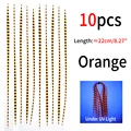 10 piezas de color naranja
