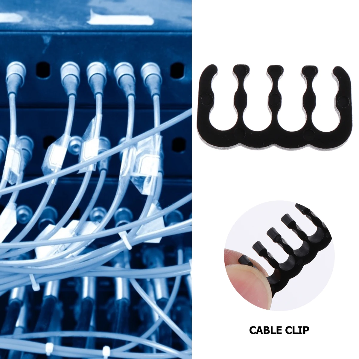 

24pcs Organizer Manager Organizer Black GPU 6Pin Clip 8Pin 24pin Cable Manager PC Case Line