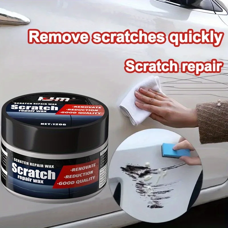 120g Car Scratch Repair Wax: Polishing Agent – All-Car Paint Care, Removes Scratches & Restores Paint Condition