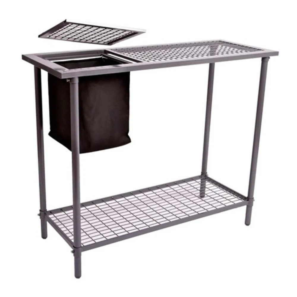 Potting Bench - Weatherguard Garden and enhouse Workbench Portable Gardening Center - Features removable trimmings bin