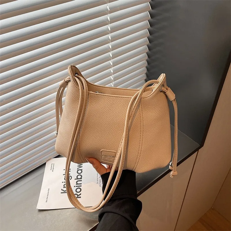 Women's PU Leather Crossbody Bucket Bag