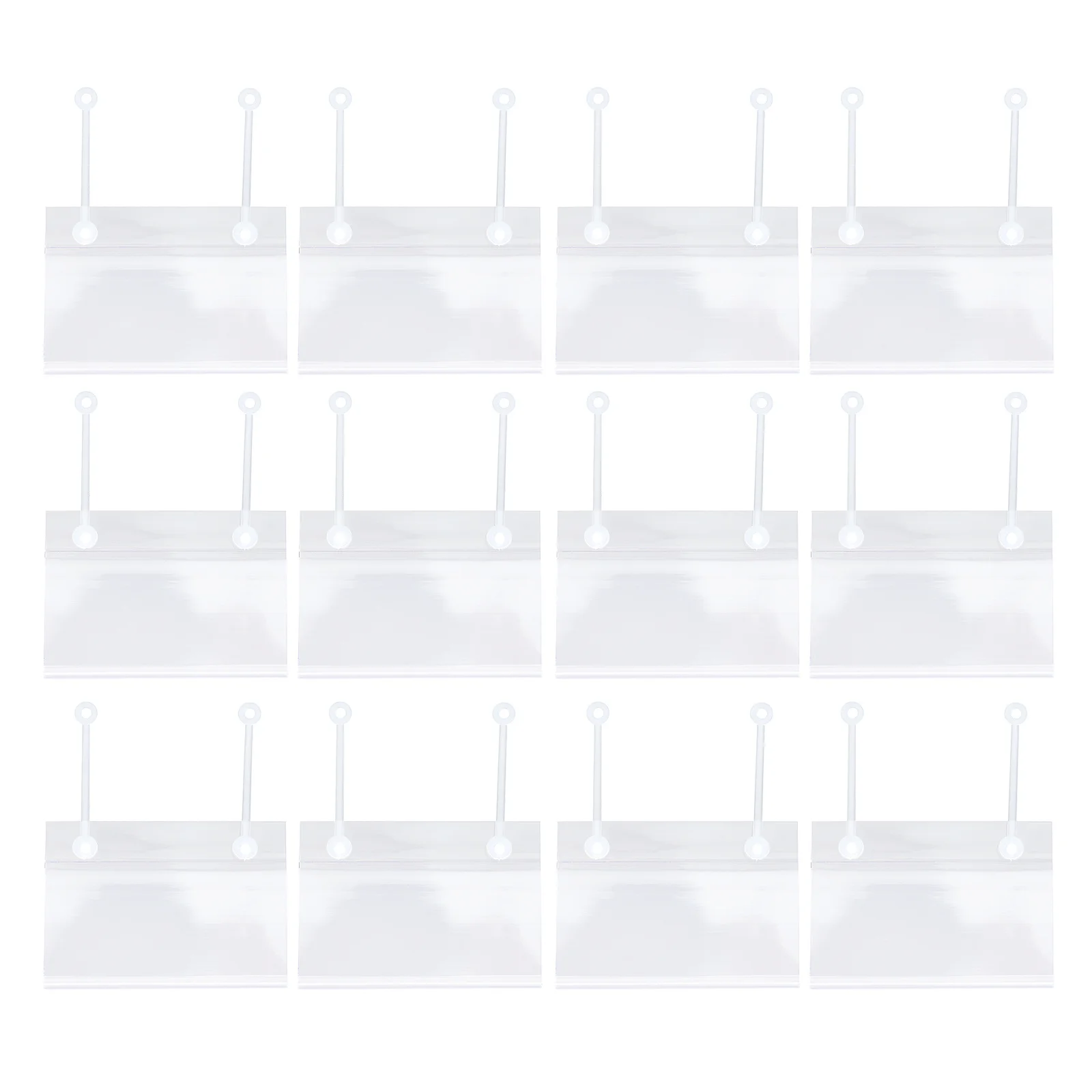 25Pcs PVC Price Display Tags Premium Material Store Price Signs for Supermarket Shopping Mall Supplies