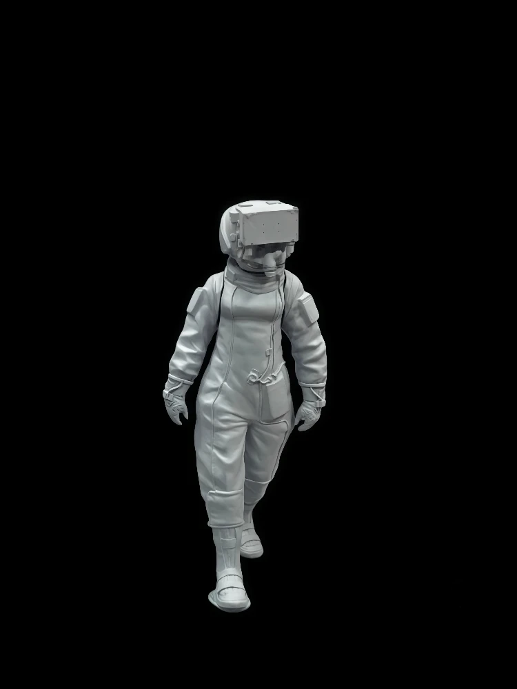 

Комплект для сборки модели из смолы 1/20, GK, женщина-космонавт, неокрашенный