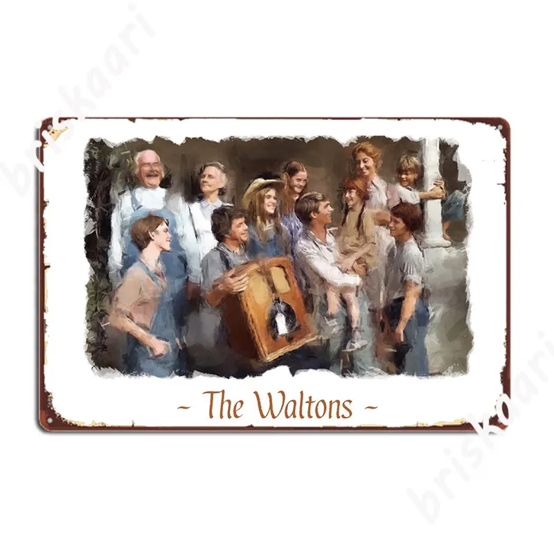 

The Waltons Tv Show Poster Metal Plaque Create Garage Decoration Cave Pub Cinema Living Room Tin Sign Posters