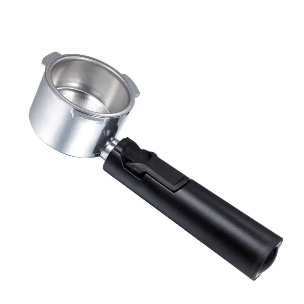 Practical 51mm Coffee Portafilter Bottomless 3 Ears Espresso Filter Handle Stainless Steel Coffee Machine Replacement Parts Home