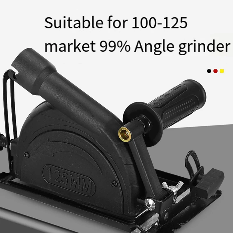 Angle Grinder Stand, Angle Grinder Holder,45° Adjustable Angle With Cover For 100-125Mm Angle Mill, Cutting Machine Tool Durable